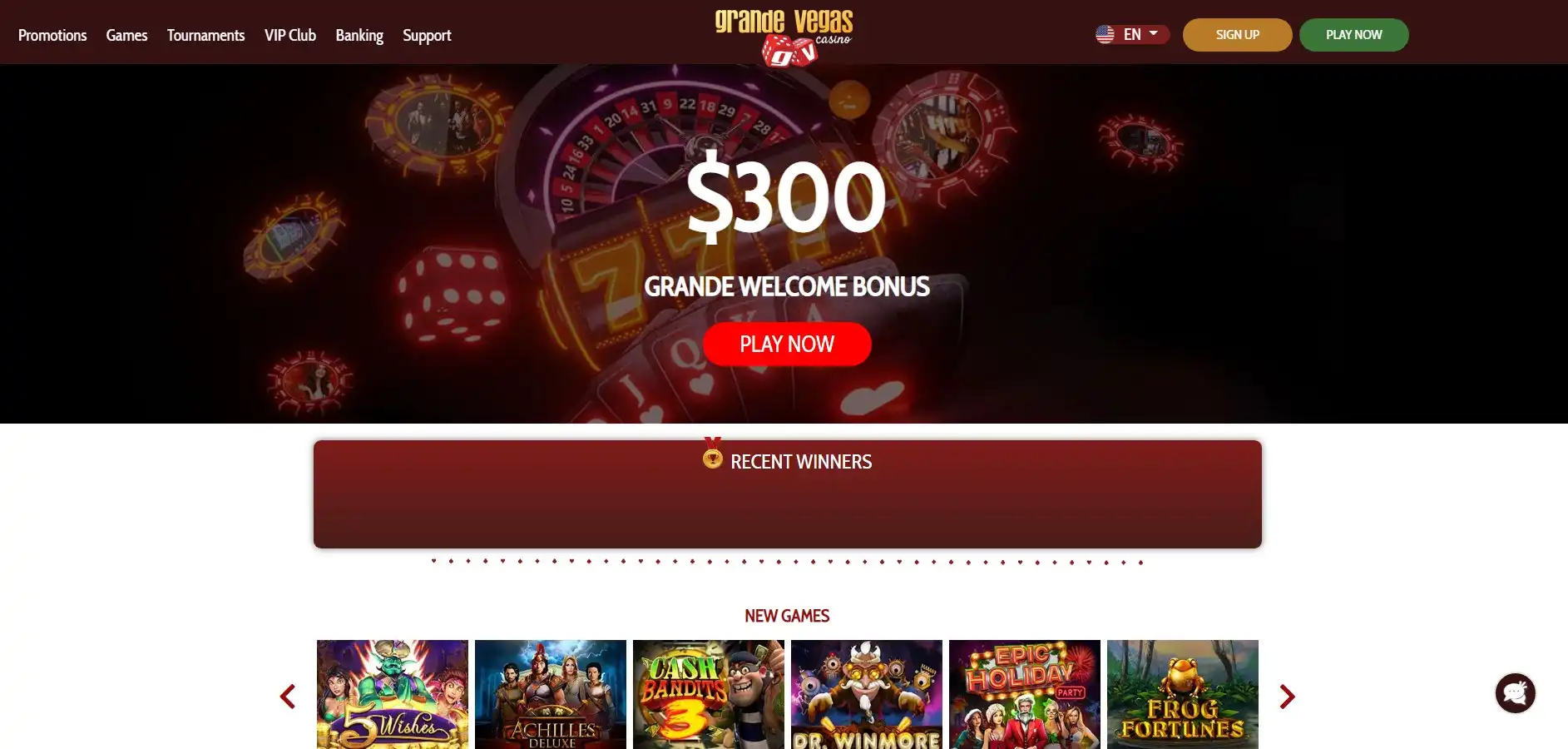 Grande Vegas Casino Review