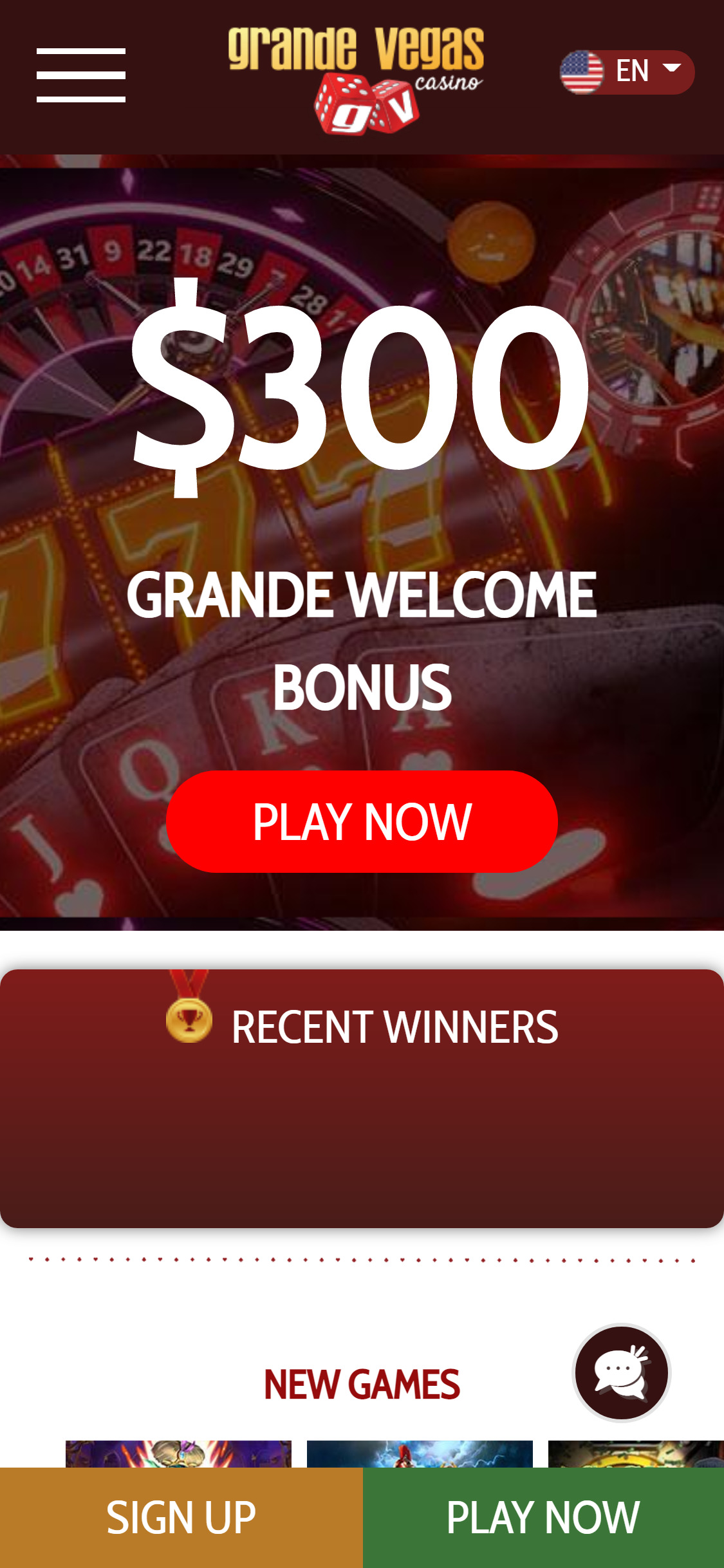 Grande Vegas Casino Mobile Review