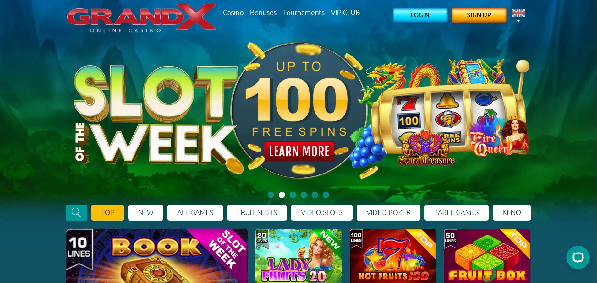 Grand X Casino Review