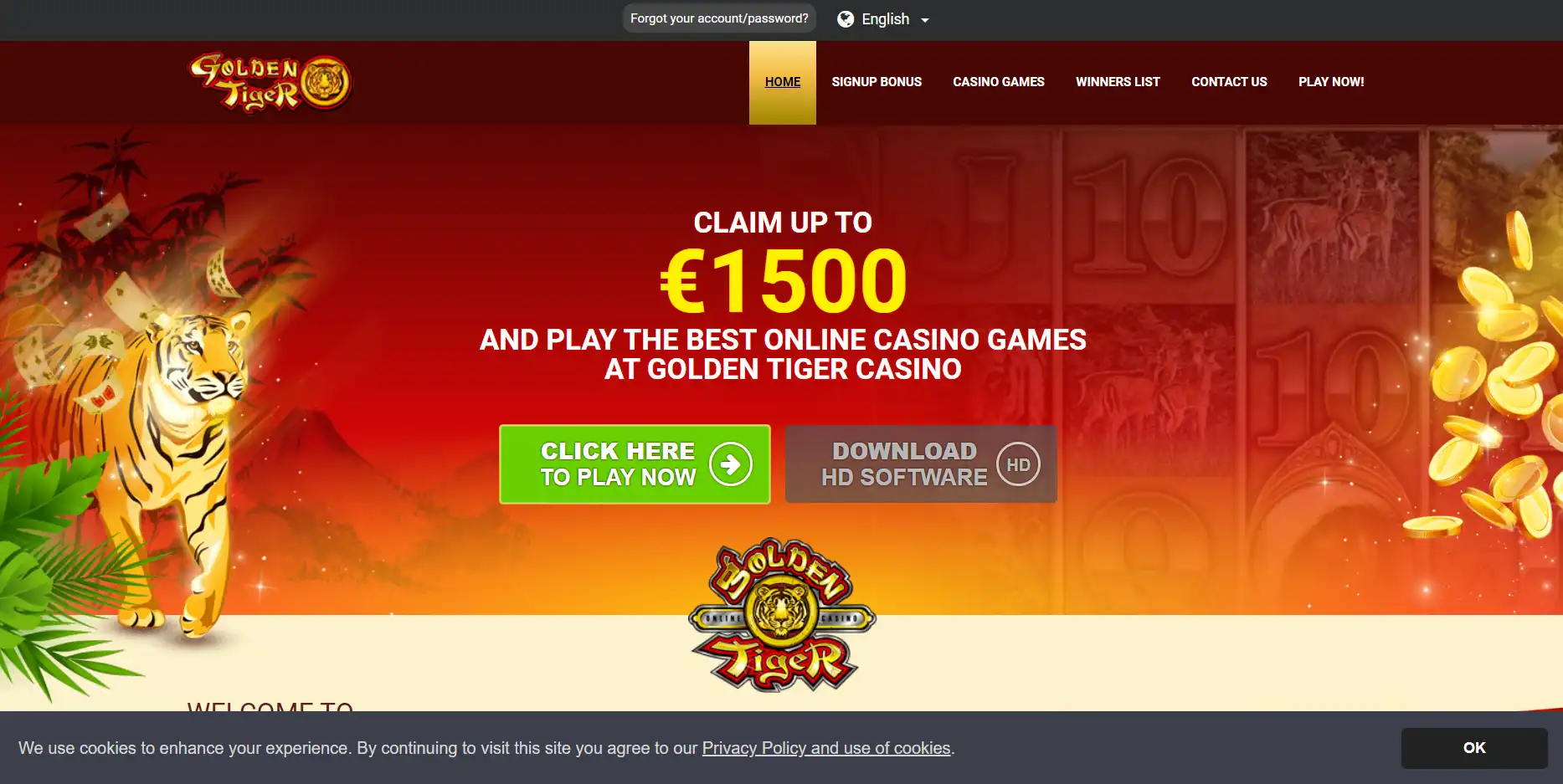 Golden Tiger Casino Review