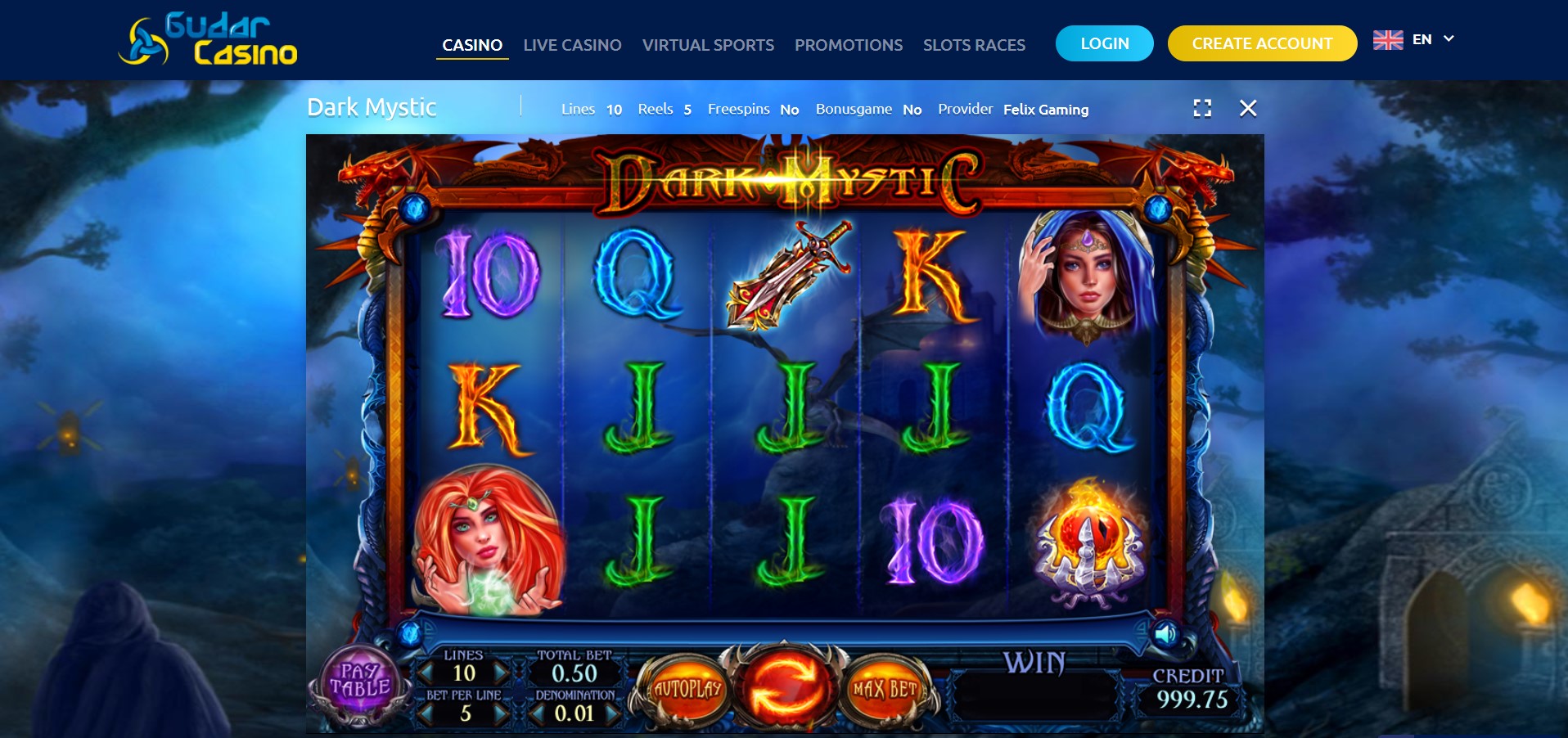 Gudar Casino Slot Games
