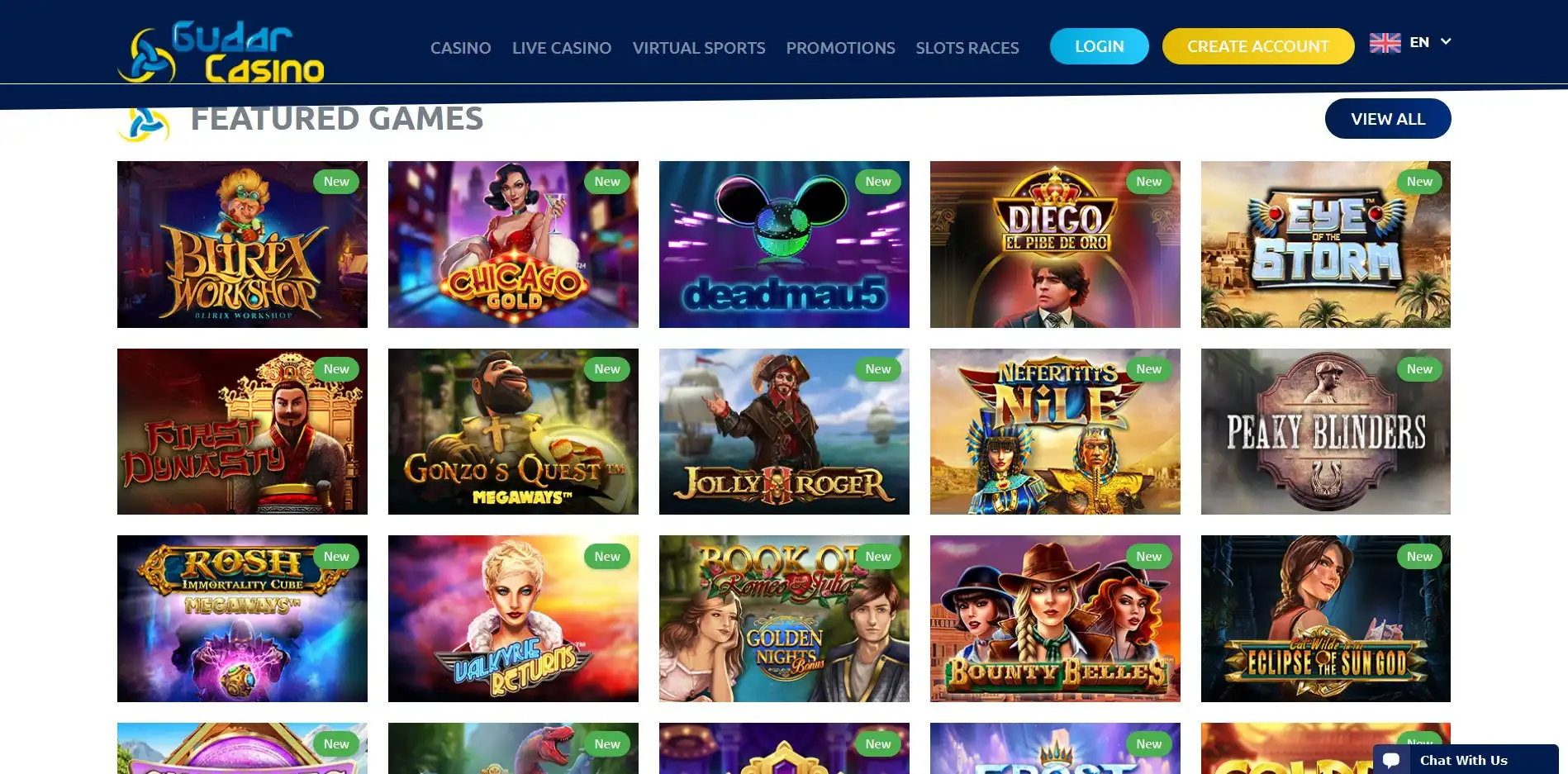 Gudar Casino Games