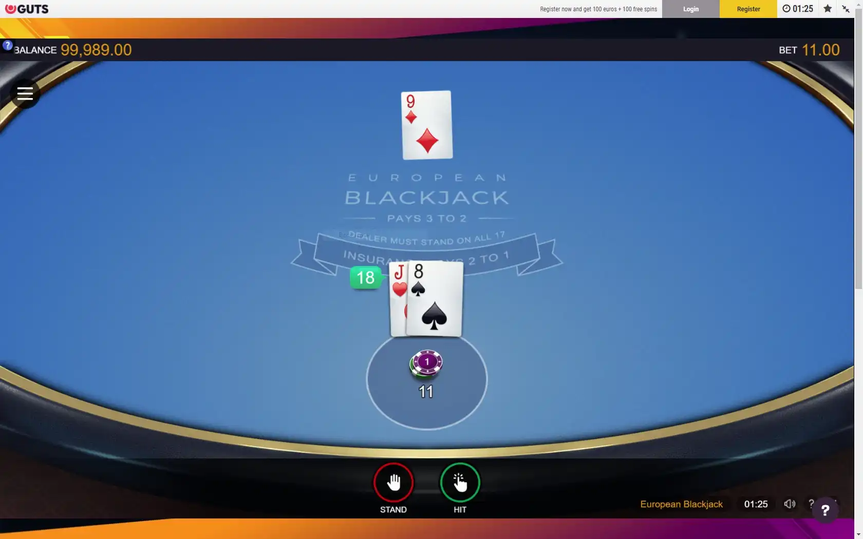 Guts Casino Slots