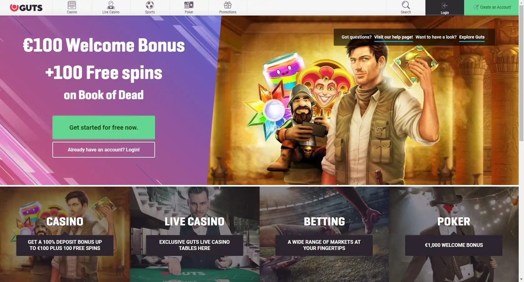 Guts Casino Review