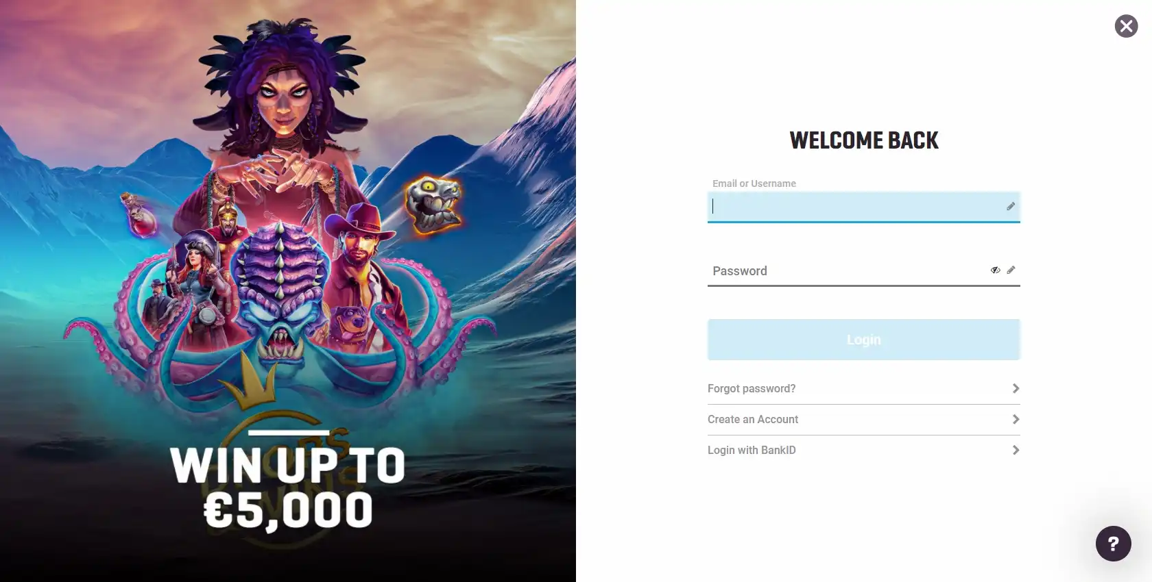 Guts Casino Login