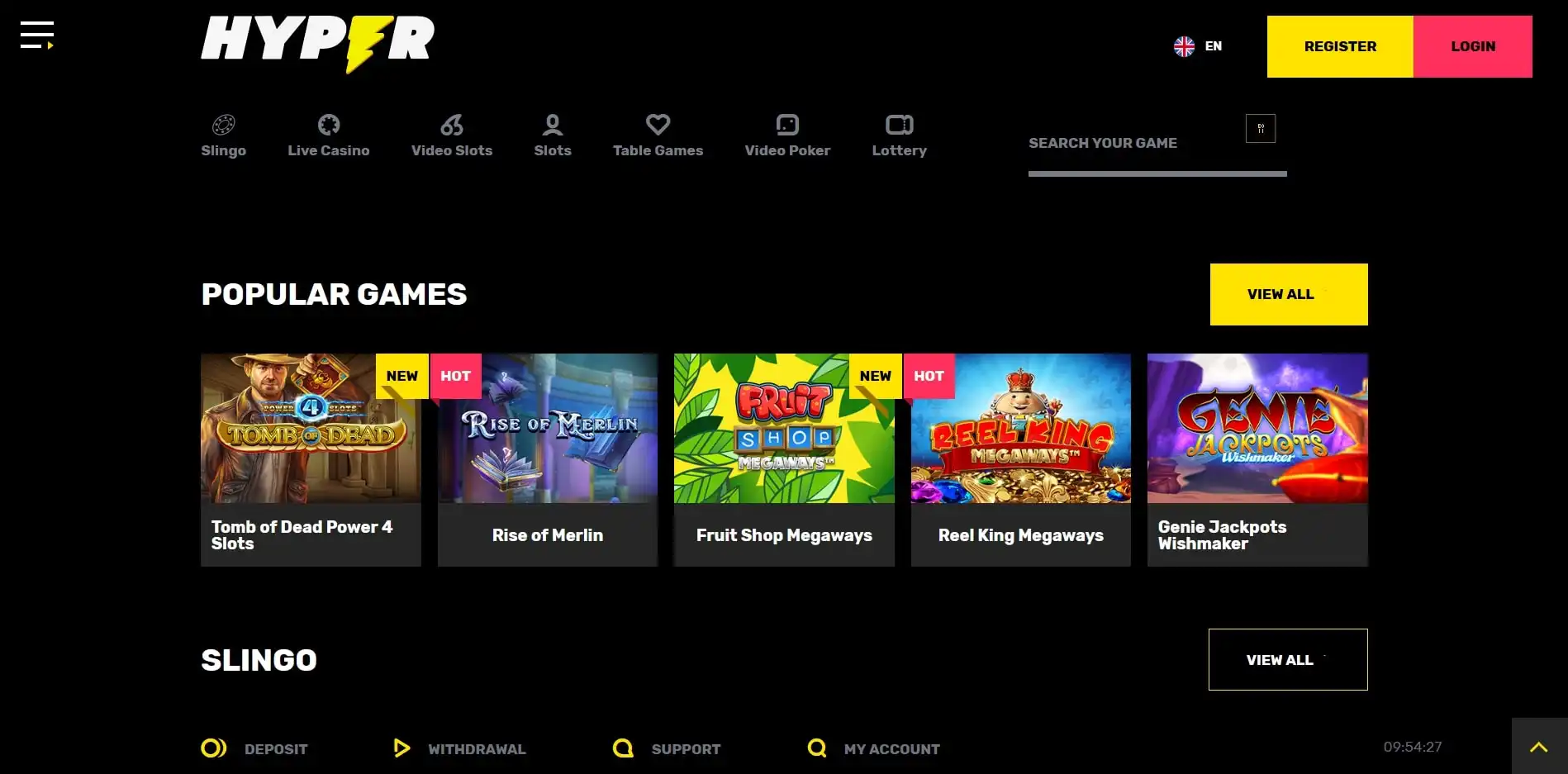 Hyper Casino Games