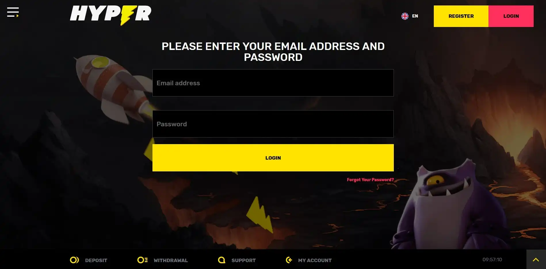 Hyper Casino Login