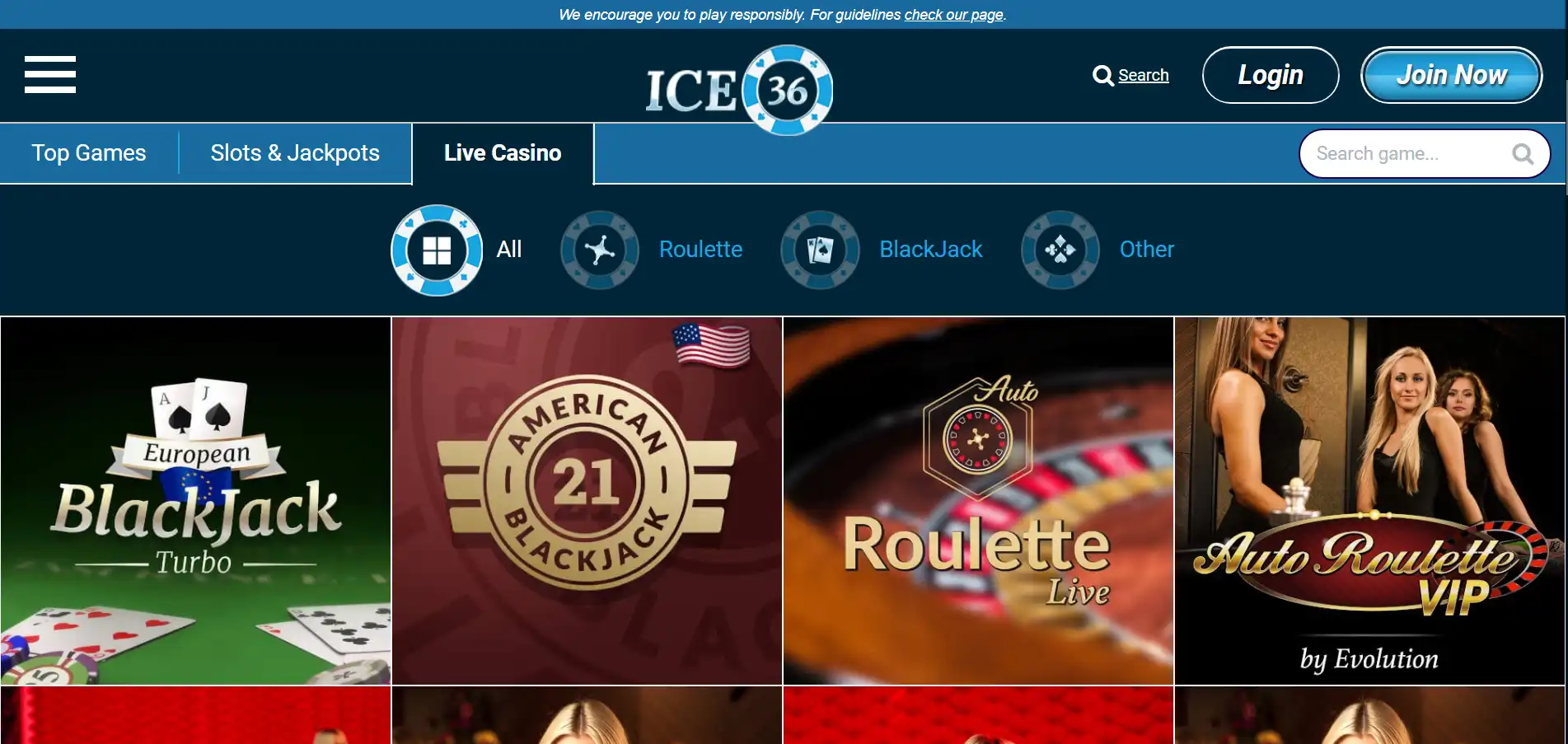 ICE36 Games