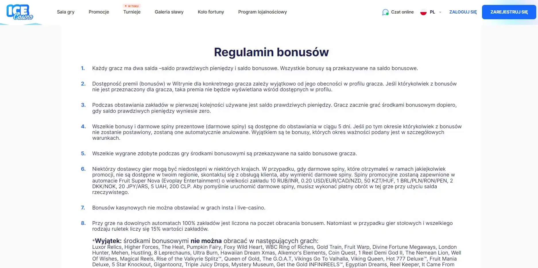 Ice Casino Review