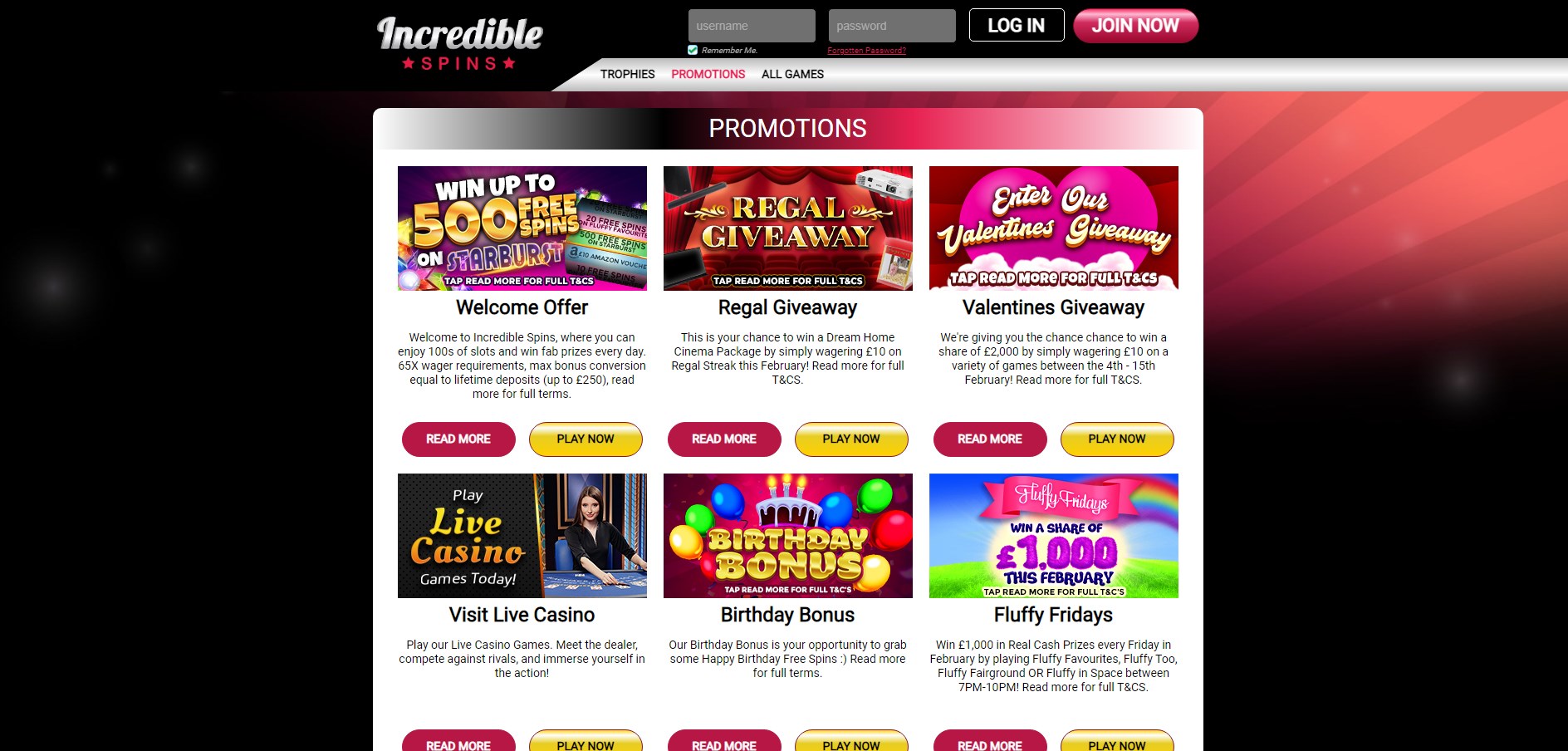 Incredible Spins Casino No Deposit Bonus