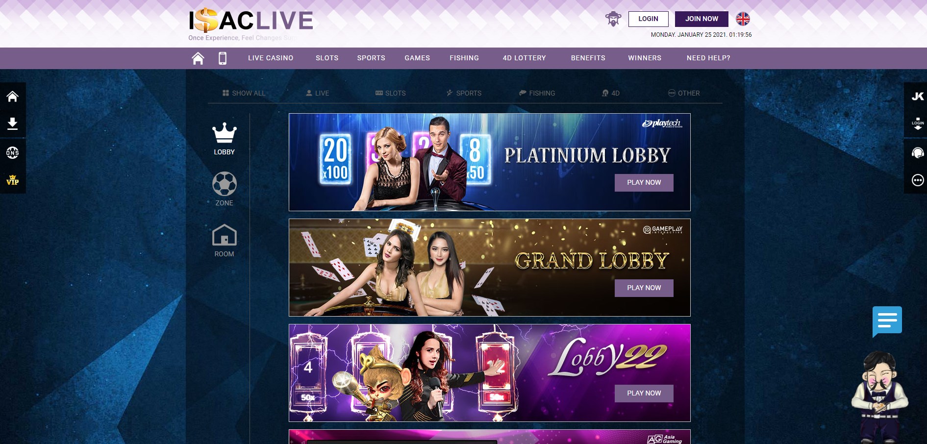 Isac Live Casino Games