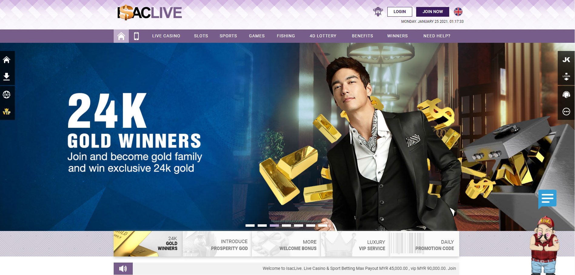 Isac Live Casino Review