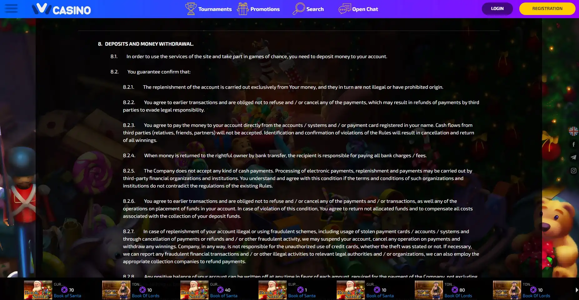 Ivi Casino Payment Methods