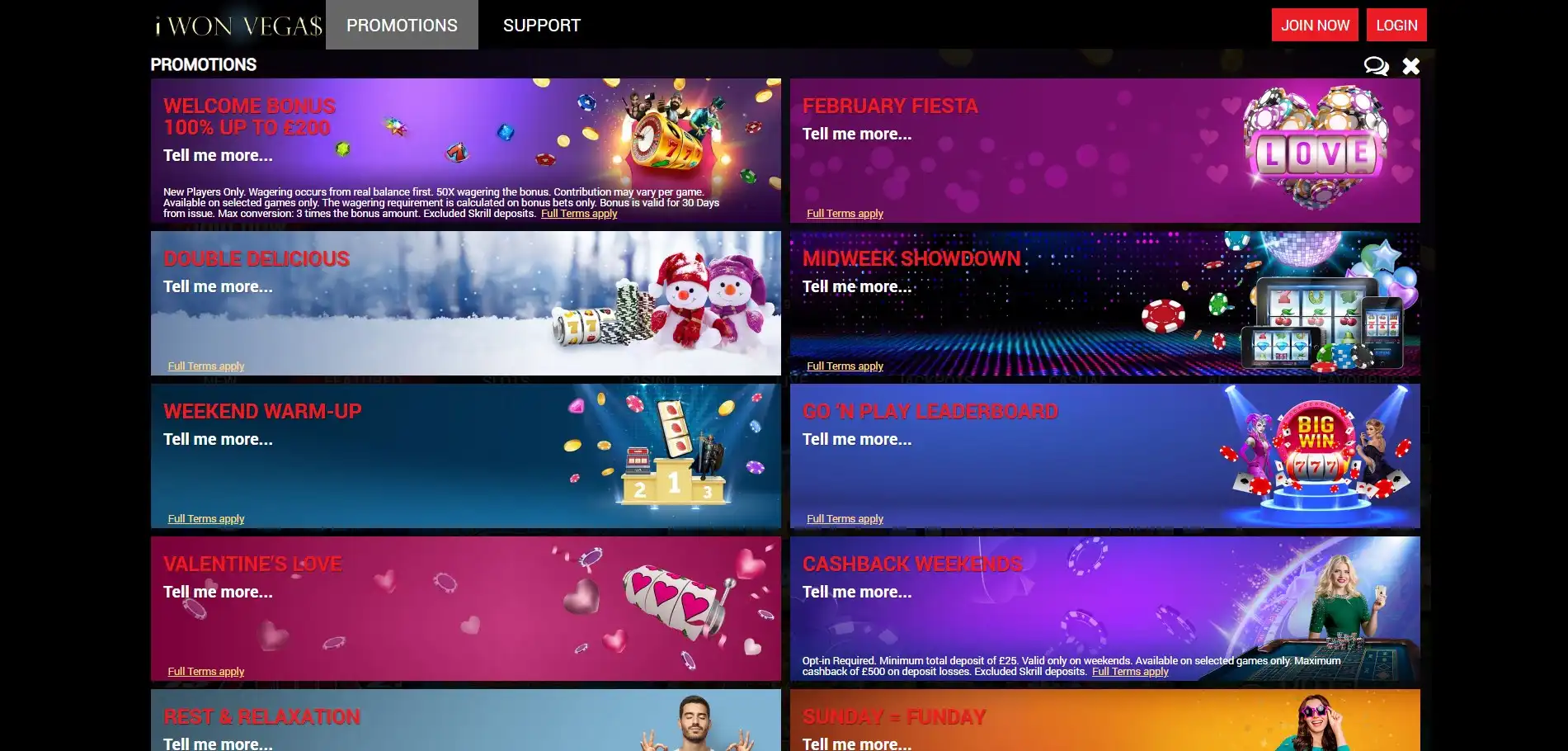 iWonVegas Casino No Deposit Bonus