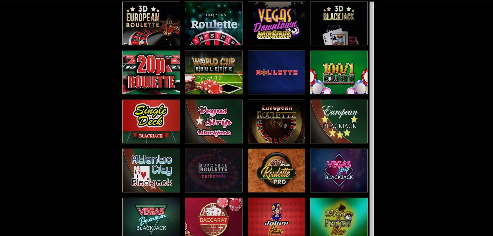 iWonVegas Casino Games
