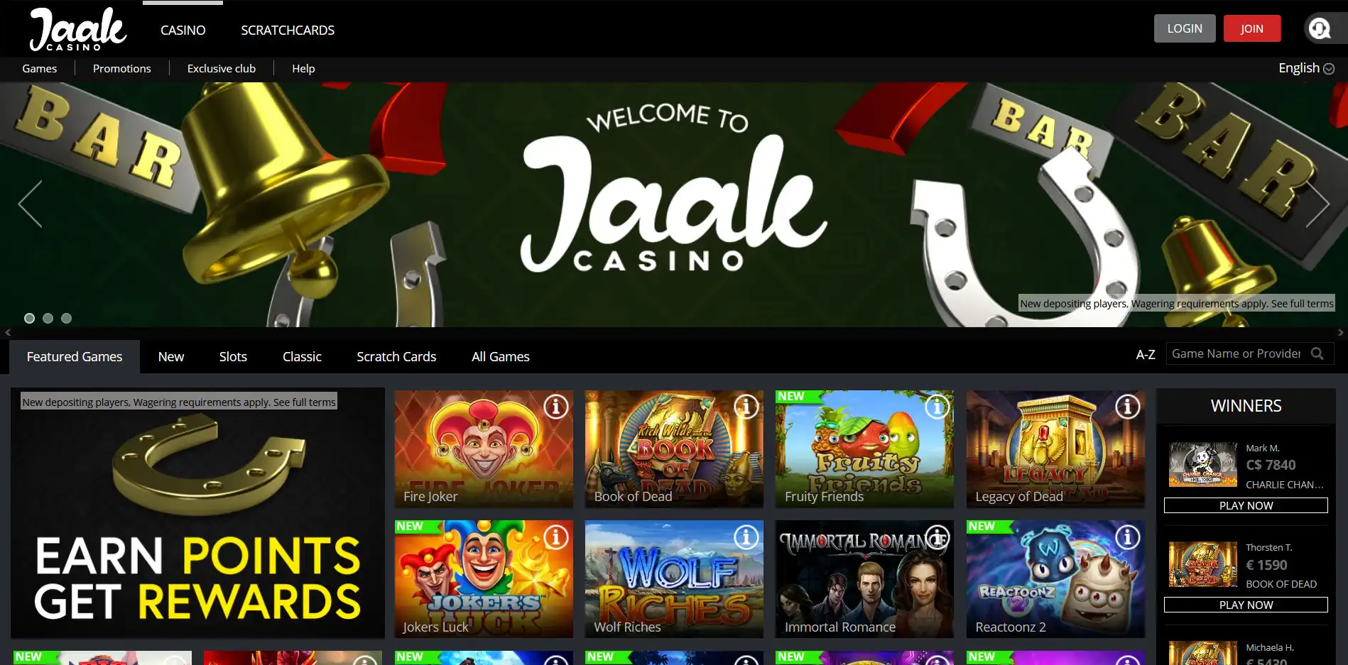 Jaak Casino Review