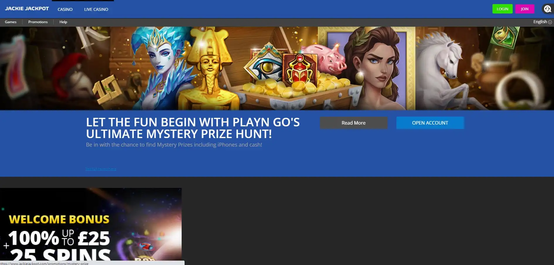 Jackie Jackpot Casino No Deposit Bonus