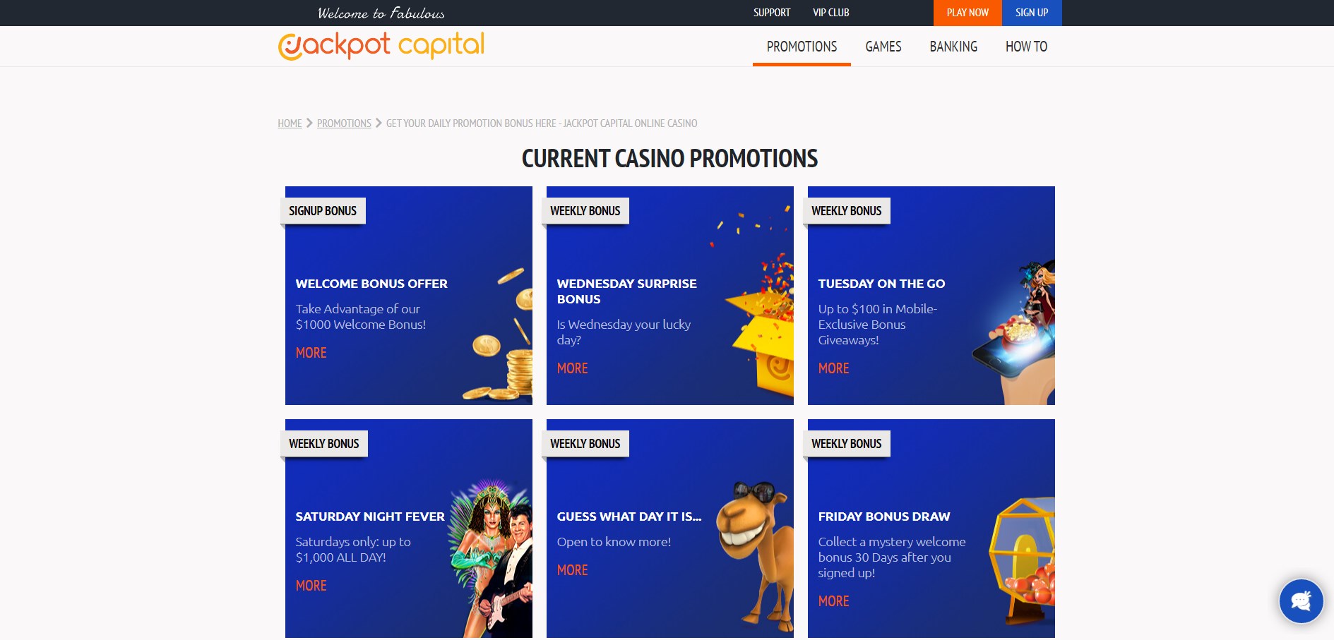 Jackpot Capital Casino No Deposit Bonus