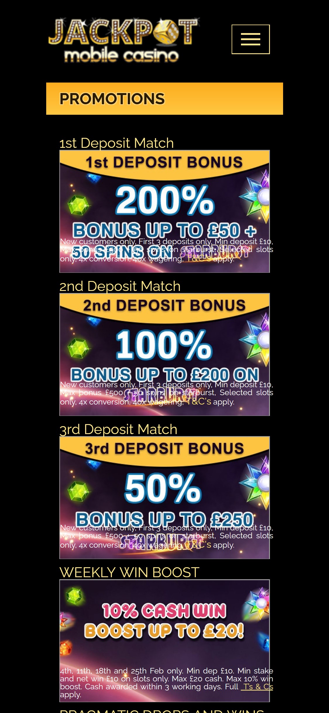 Jackpot Mobile Casino UK Mobile No Deposit Bonus Review