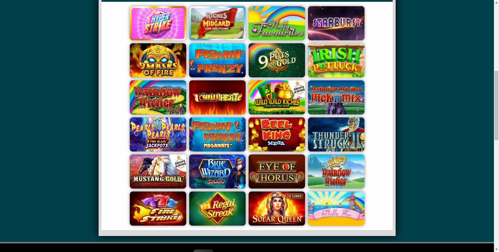 Jackpot Wish Casino Games