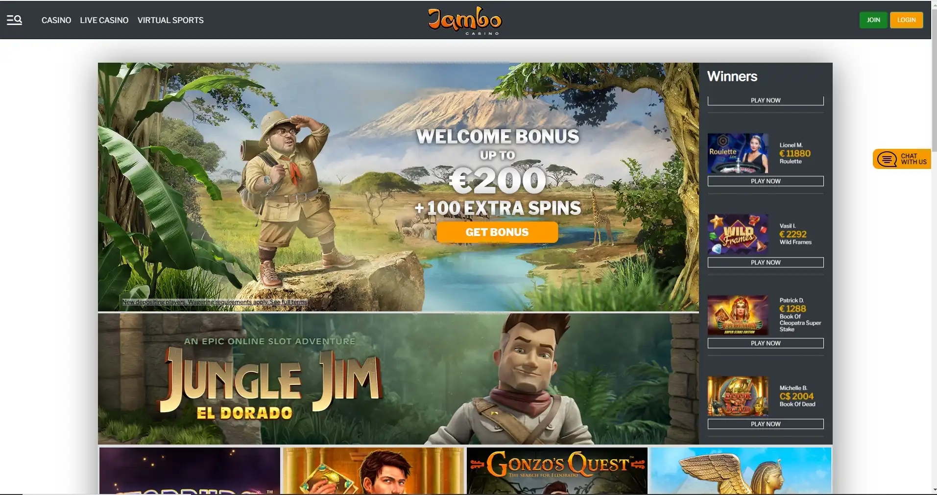 Jambo Casino Review