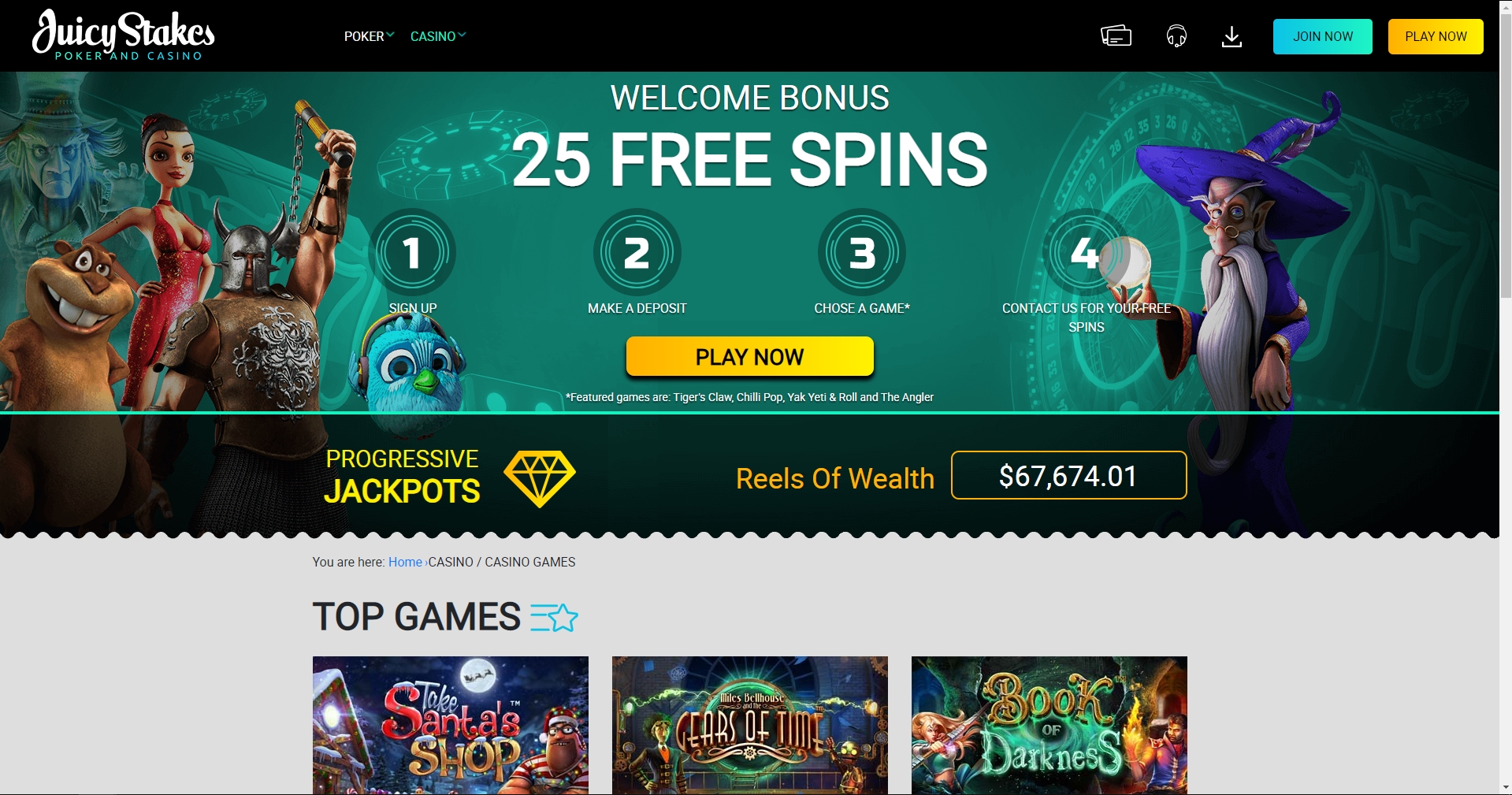 Juicy Stakes Casino Games