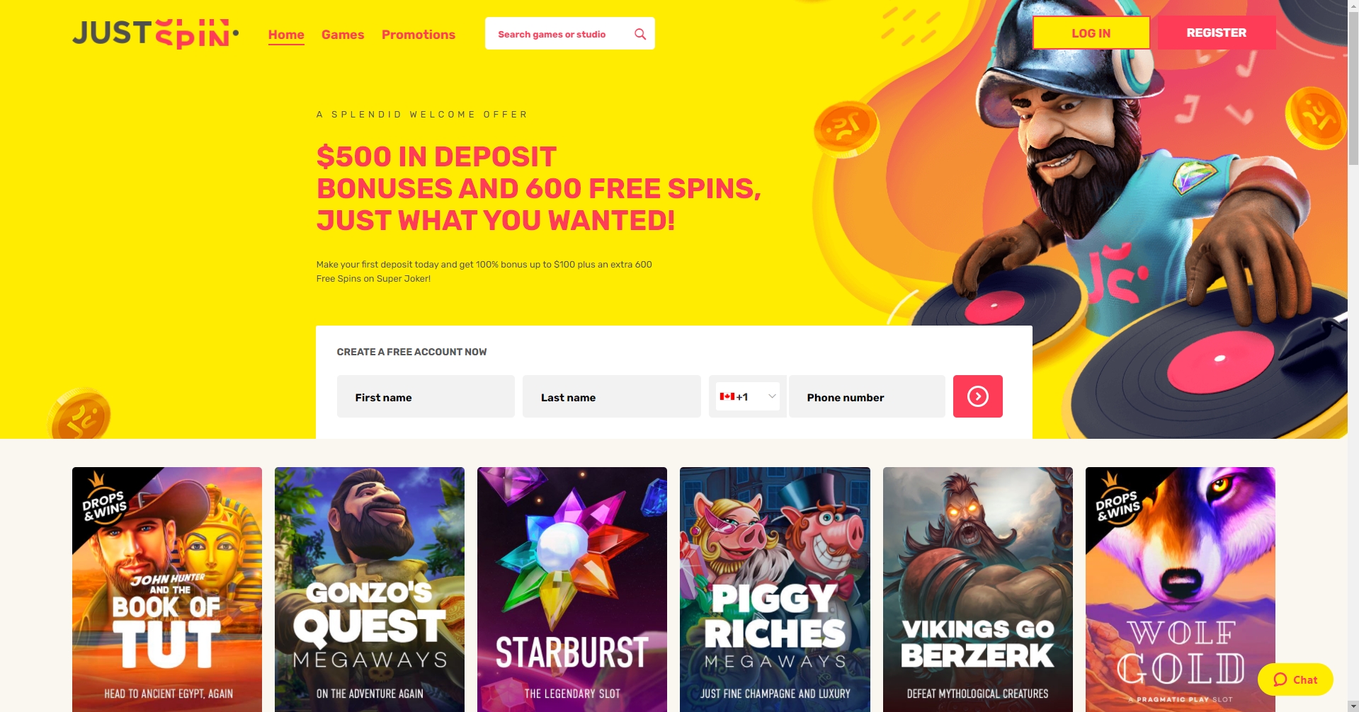 JustSpin Casino Review