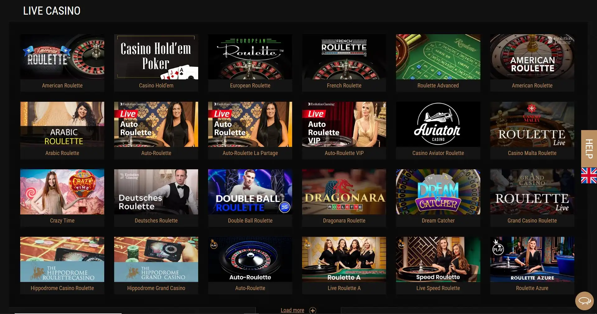 King Billy Casino Live Dealer Games