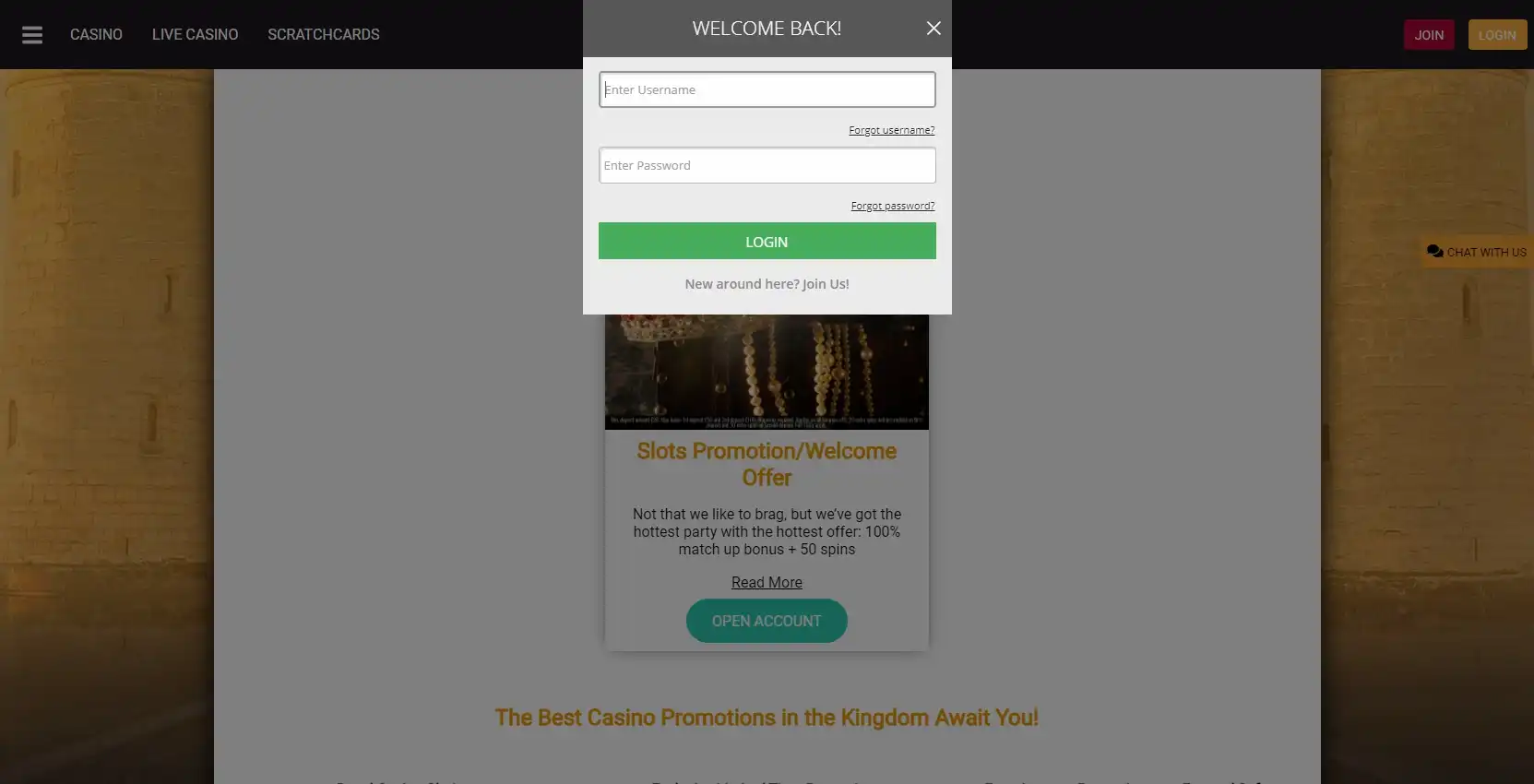 King Casino Login