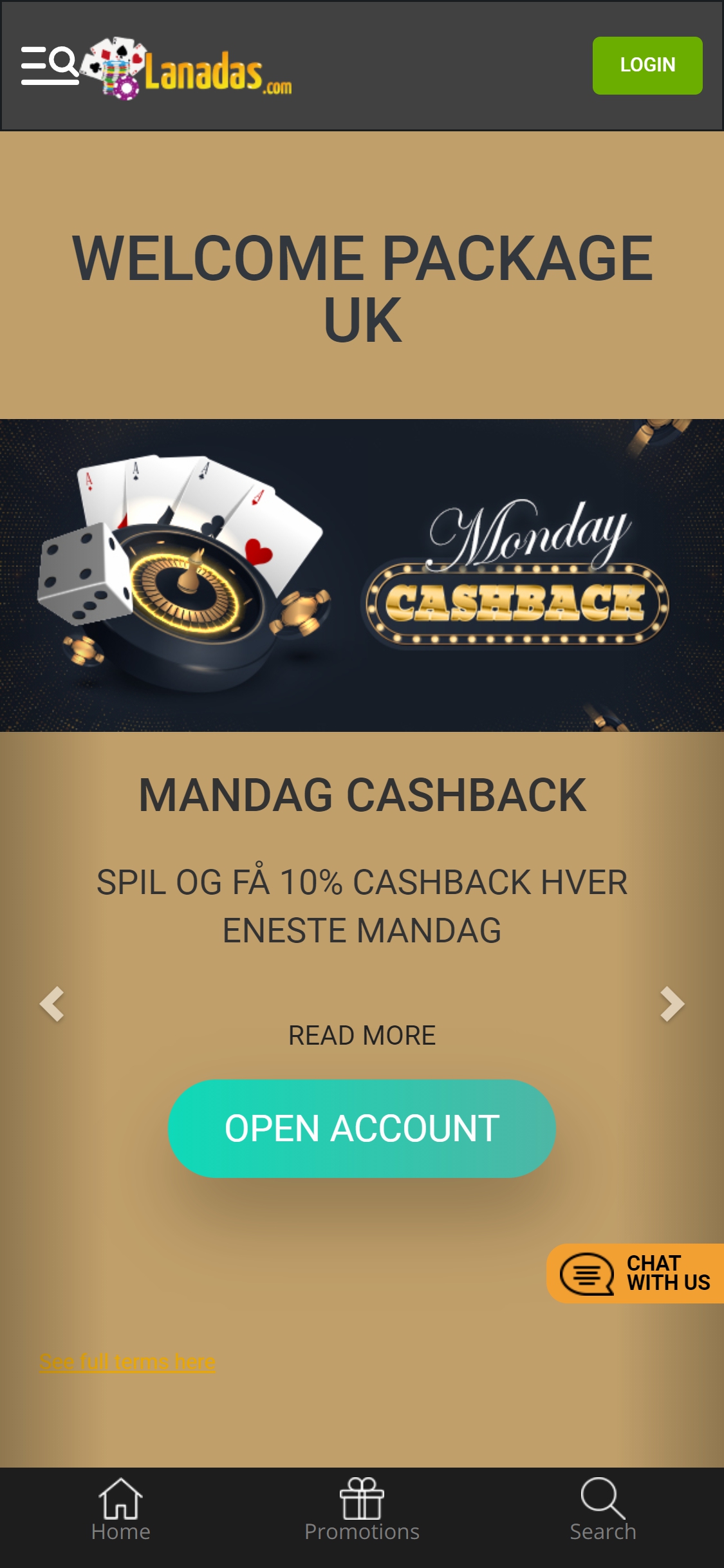 Lanadas Casino Mobile No Deposit Bonus Review