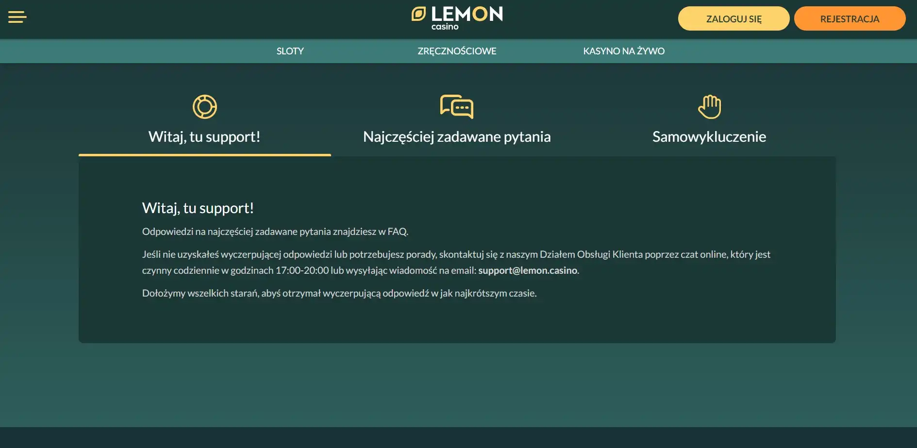 Lemon Casino Review