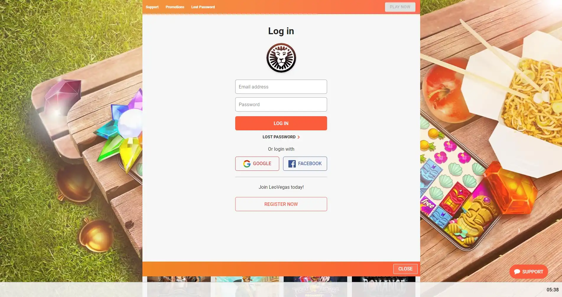 Leo Vegas Casino Login