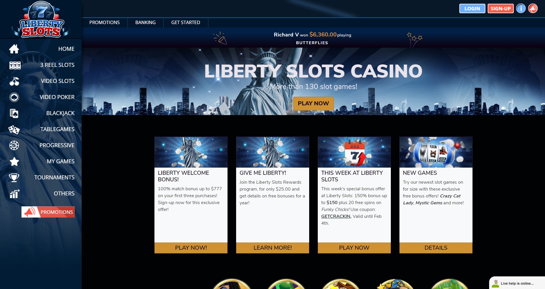 Liberty Slots Casino Review
