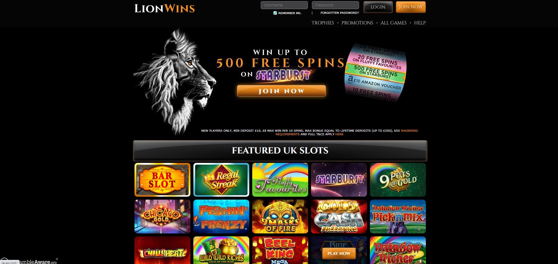 Lion Wins Casino Review