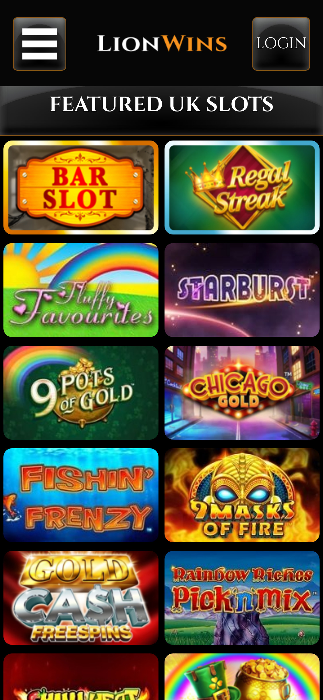 Lion Wins Casino Mobile Games Review