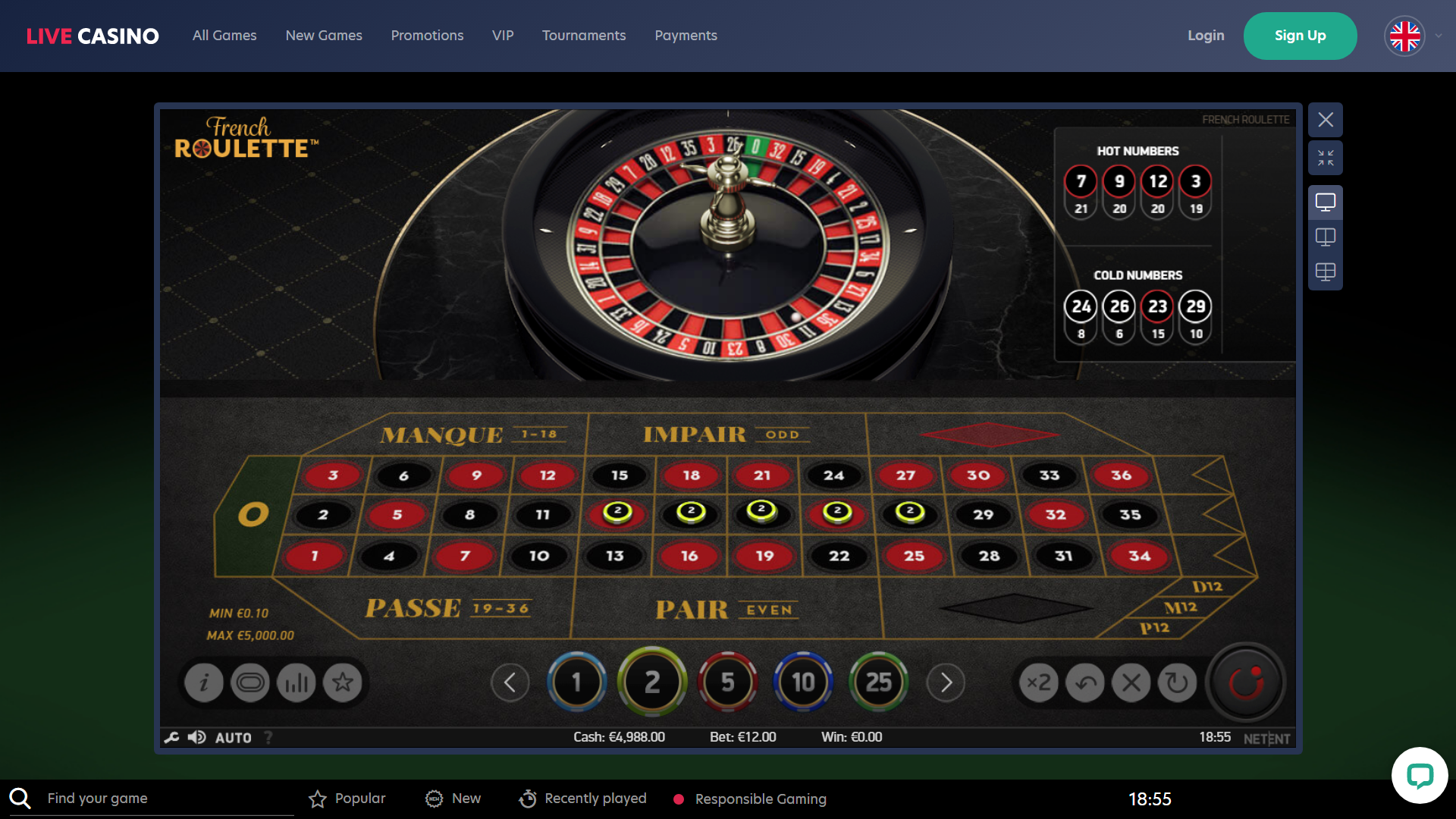 Live Casino Casino Games