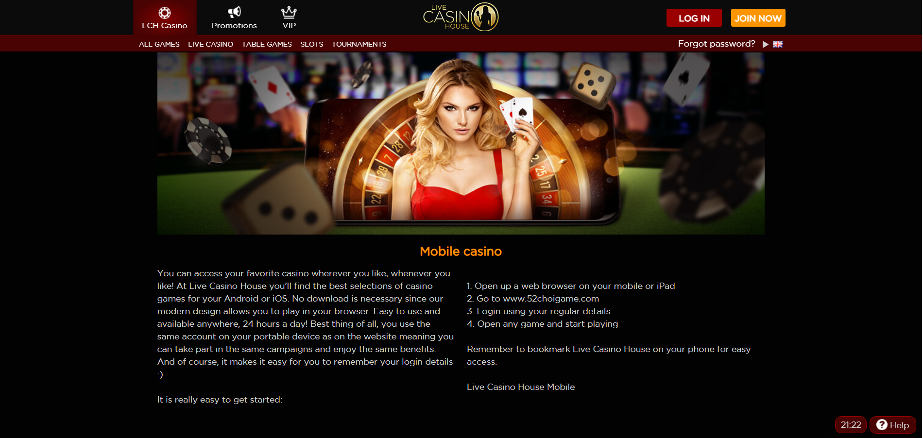Live Casino House App