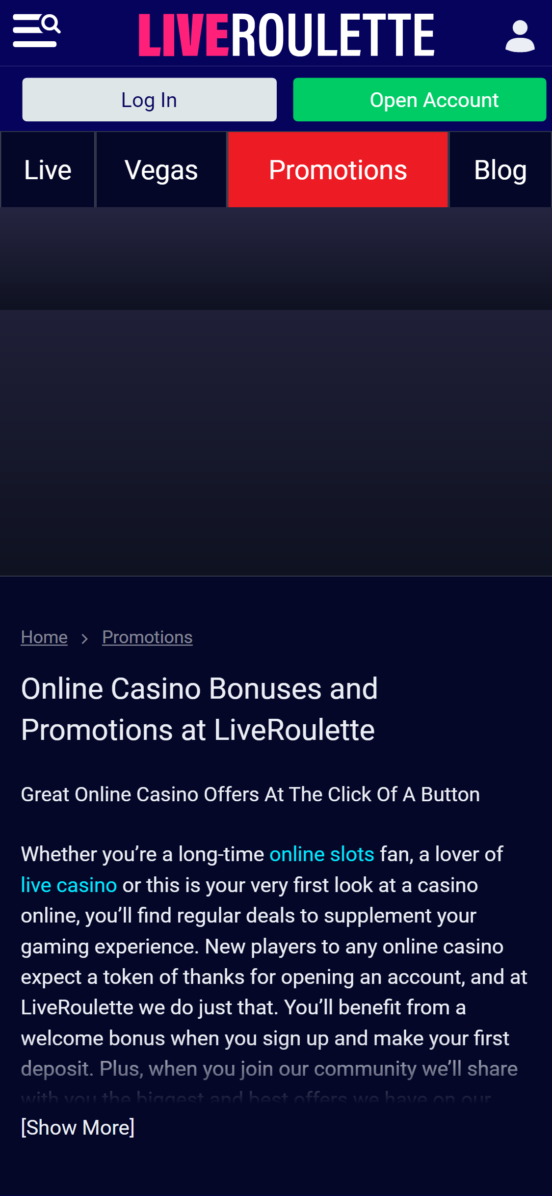 Live Roulette Casino Mobile No Deposit Bonus Review