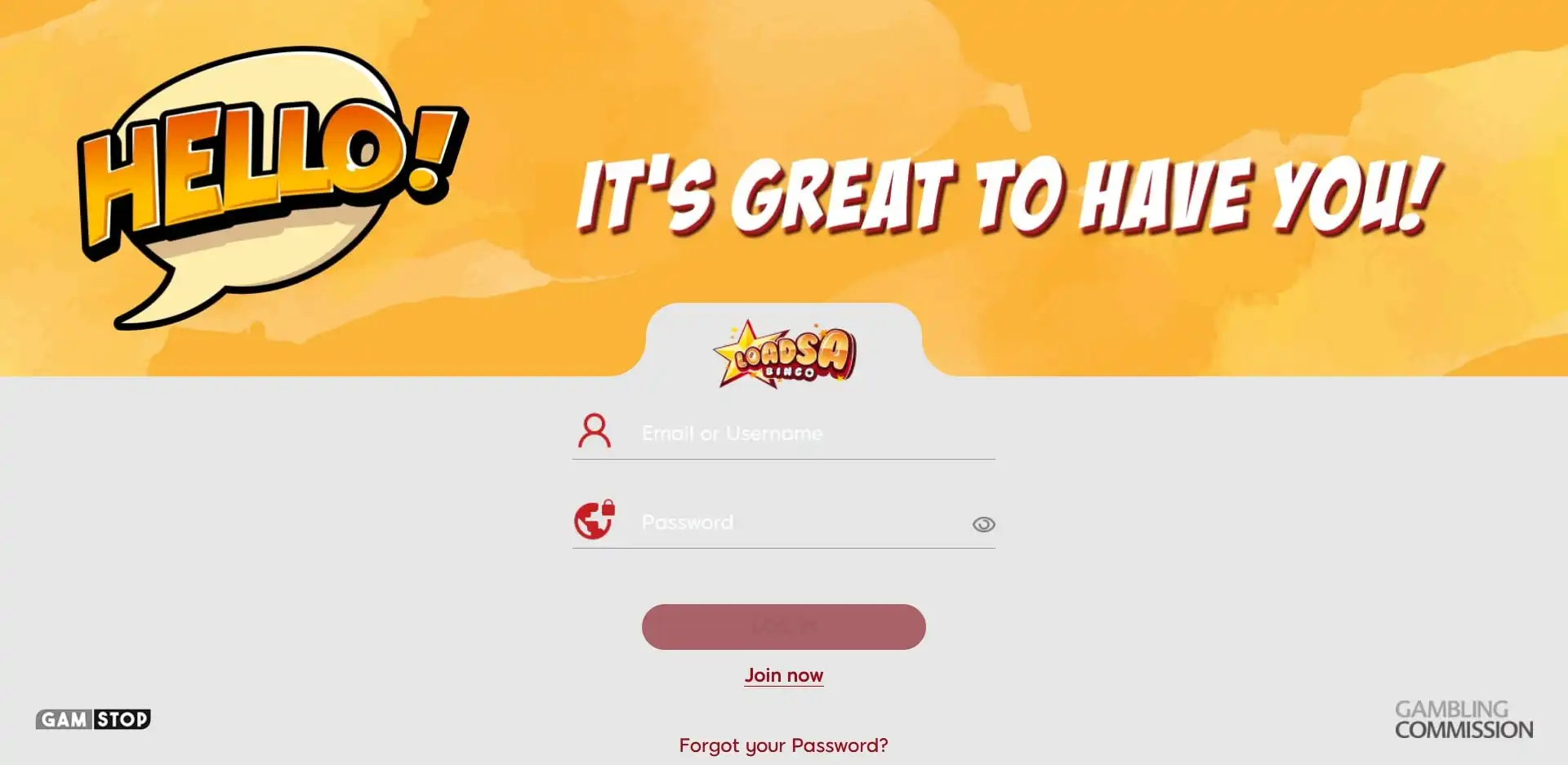 Loadsa Bingo Casino Login