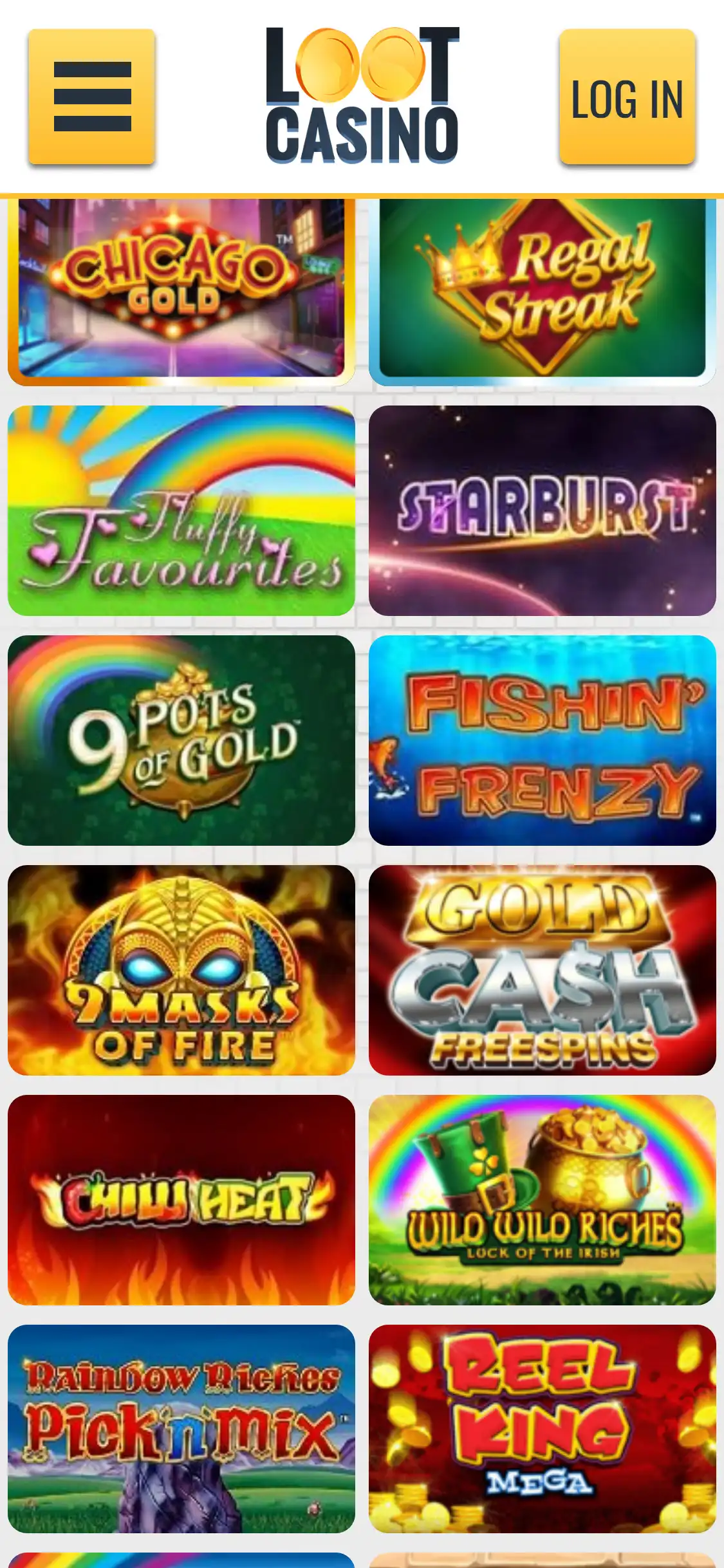 Loot Casino Games