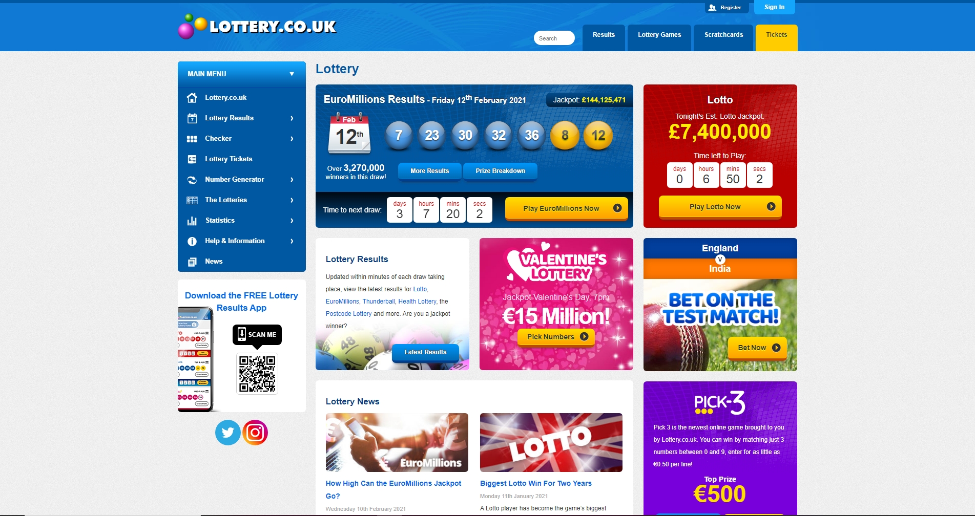 Lottery UK Casino Review