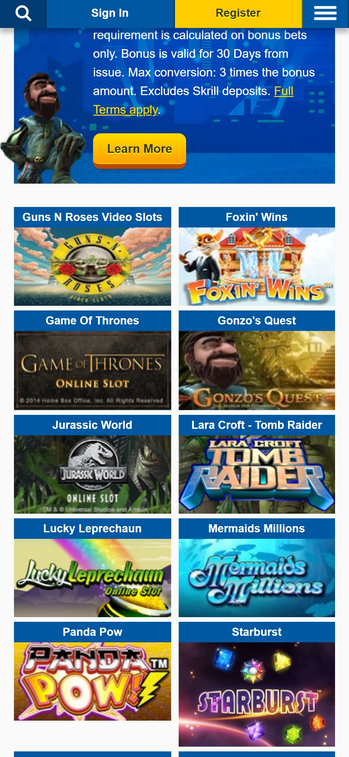 Lottery UK Casino Mobile Games Review