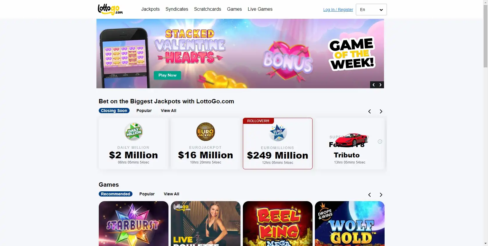 Lotto Go Casino Review