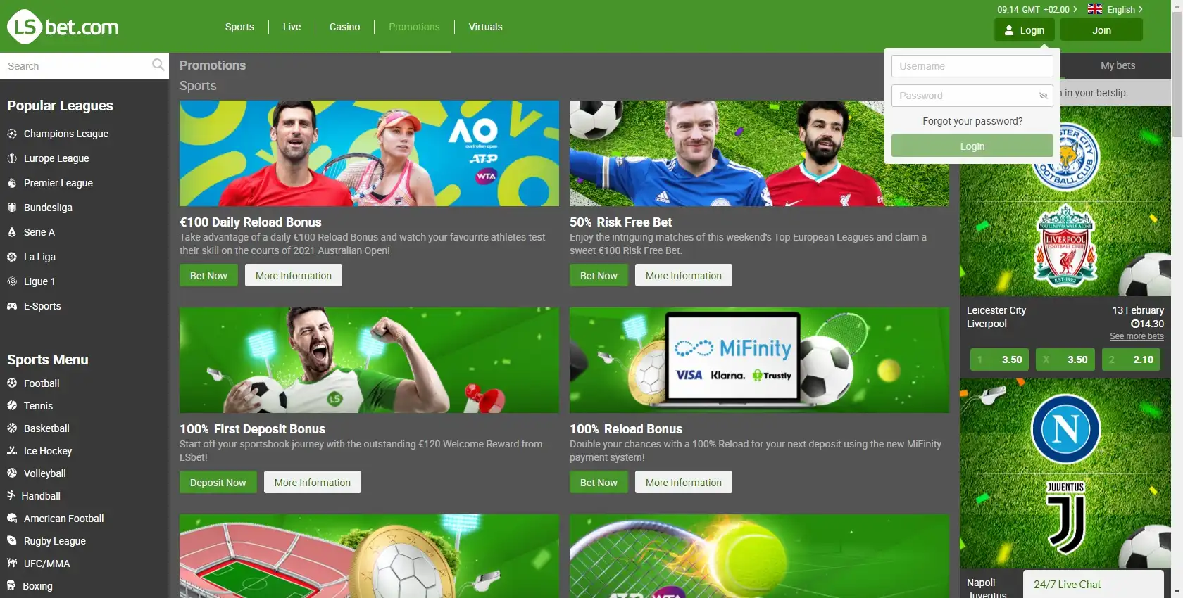 LS Bet Casino Login