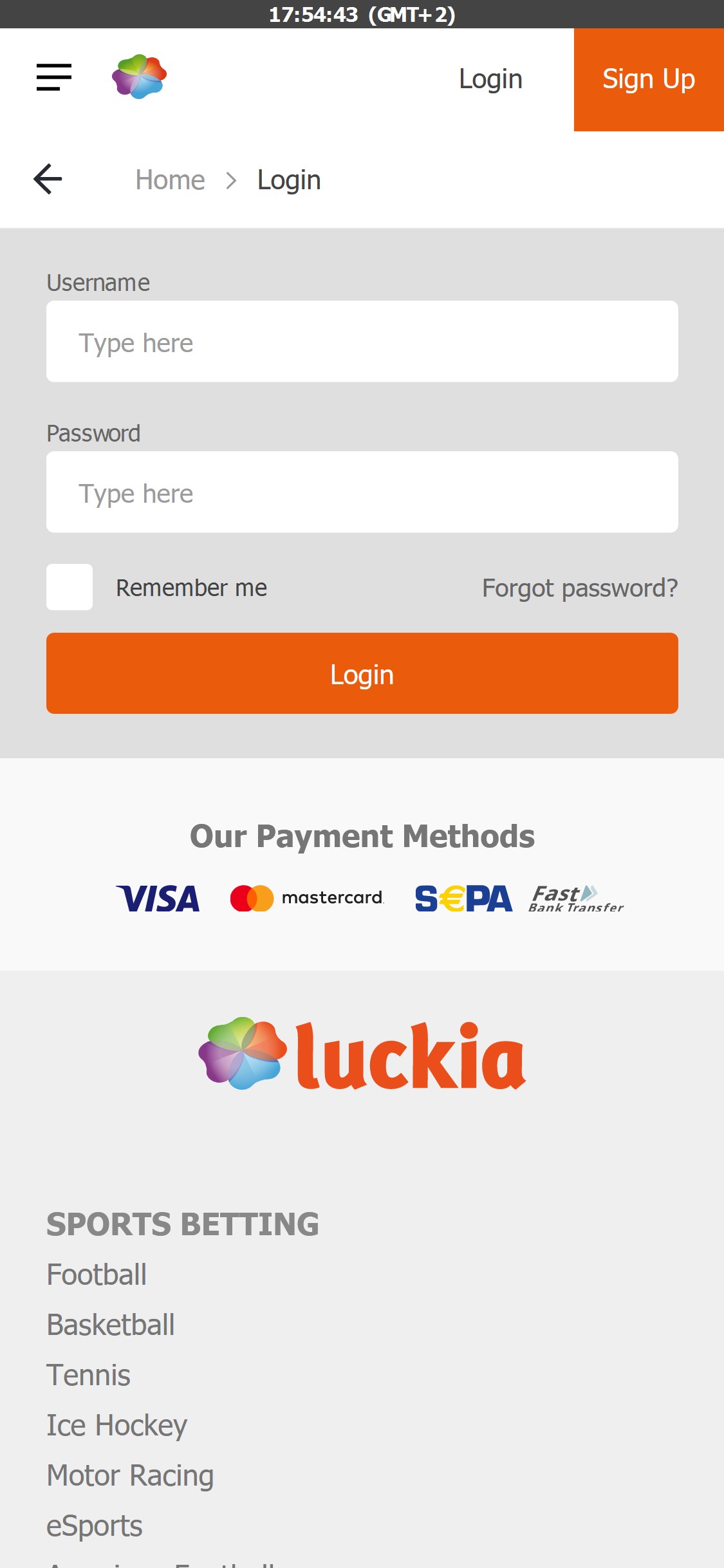 Luckia Mobile Login Review