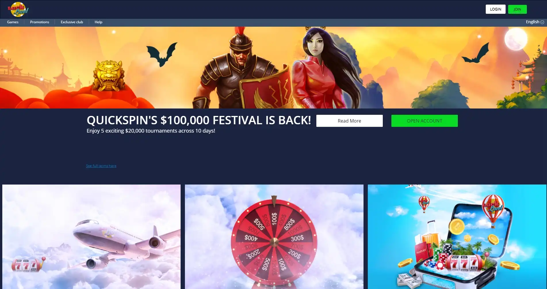 LuckLand Casino No Deposit Bonus