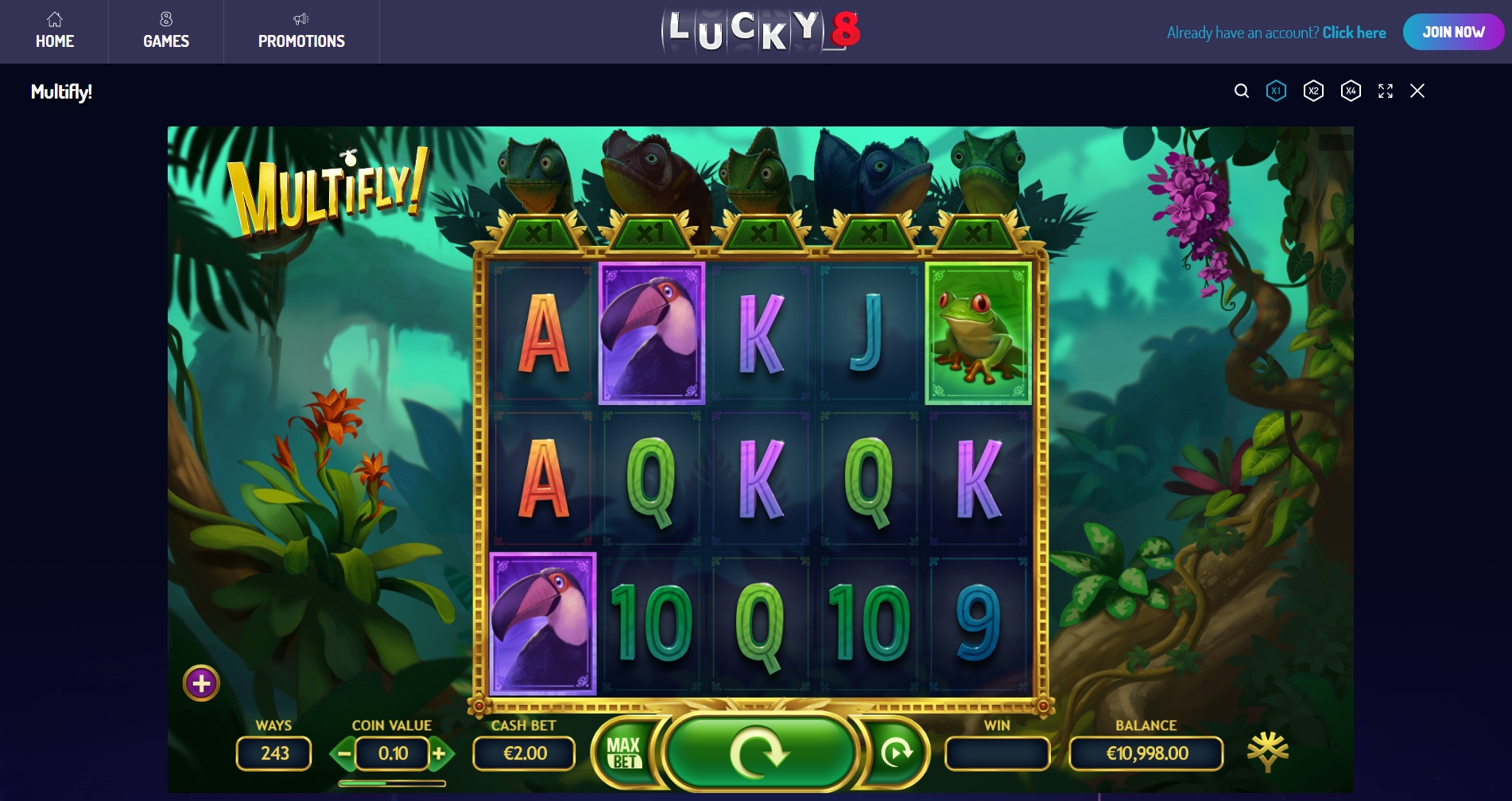 Lucky8 Casino Slot Games