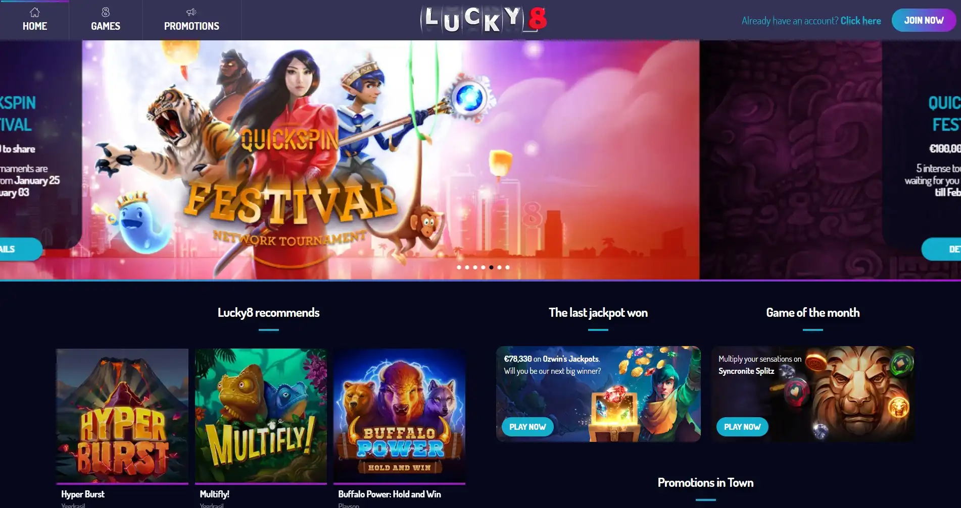 Lucky8 Casino Review