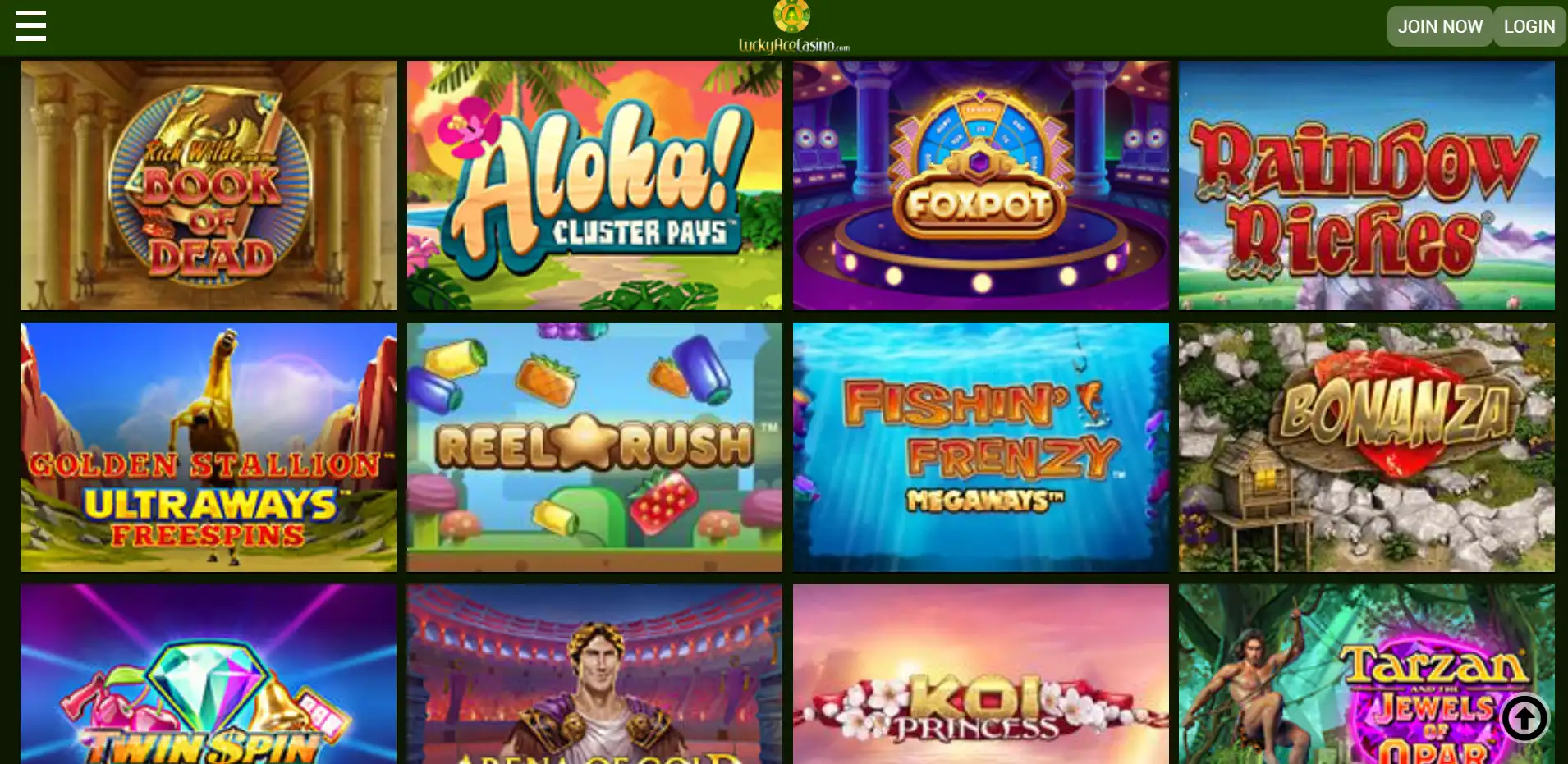 Lucky Ace Casino Games