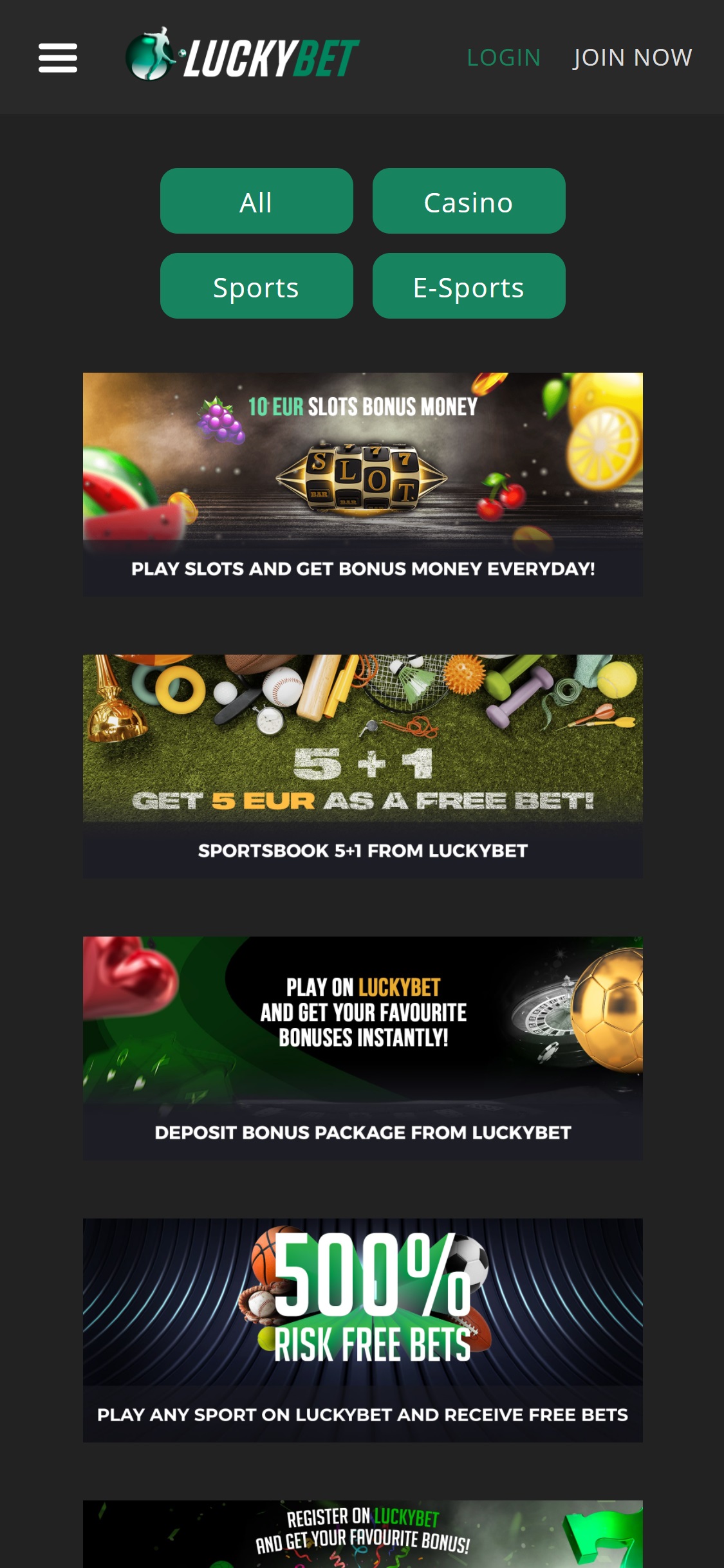 Lucky Bet Mobile No Deposit Bonus Review